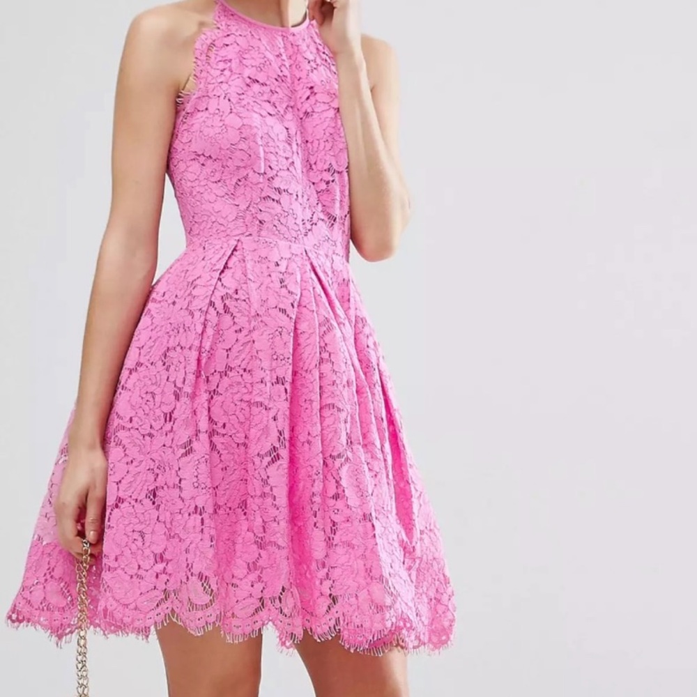 ASOS lace prom mini dress